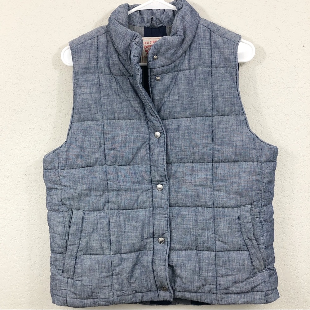 Men’s Levi’s Quilted Denim Puffer Vest